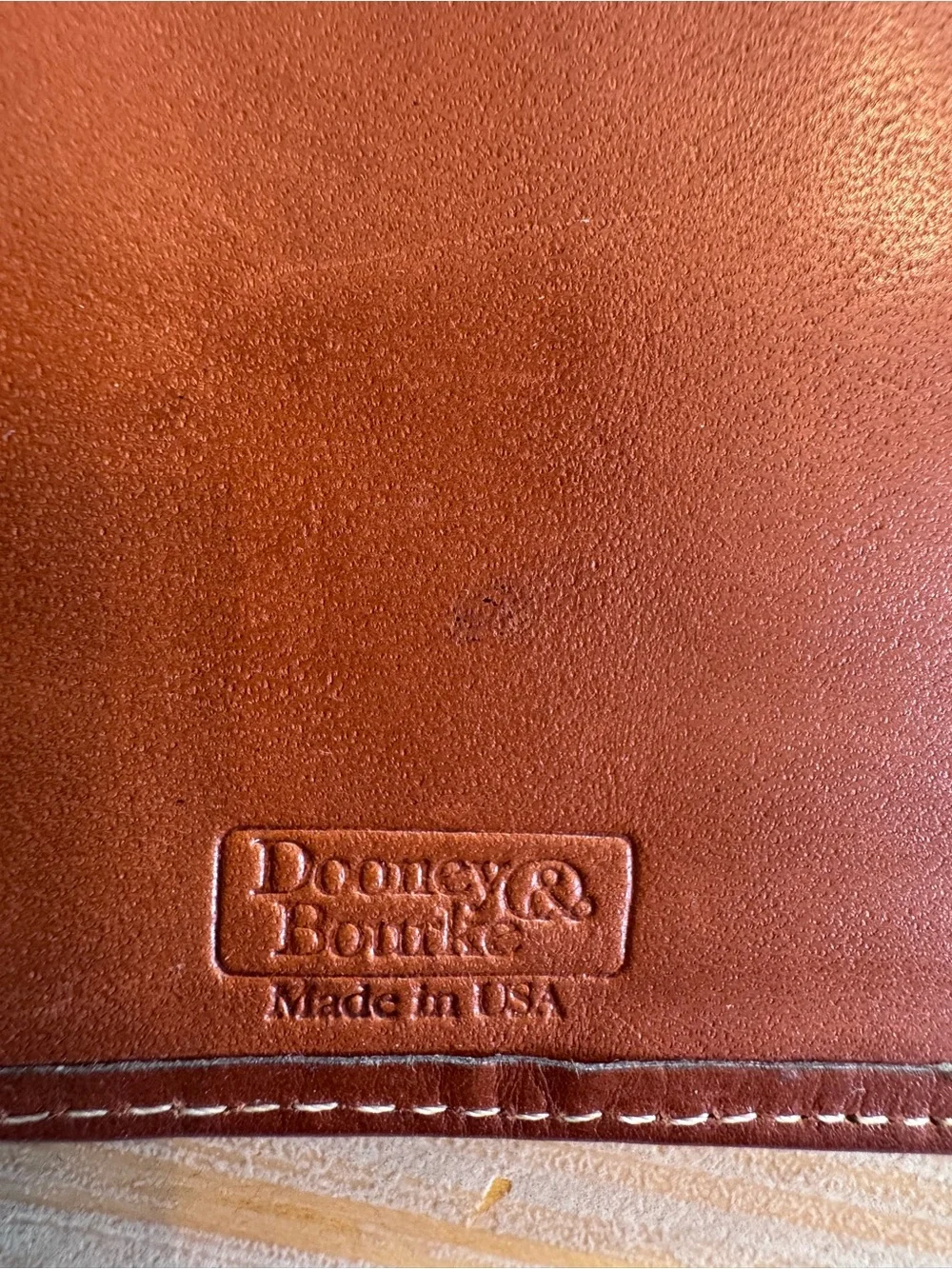 Vintage Dooney & Bourke All Weather Leather Wallet Model W06